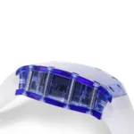 Richard Mille 35-01 Blue White Rubber Bracelet Replica