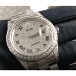 Rolex Datejust 116622 White Gold Diamond Dial Iced Out Replica