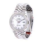 Rolex Datejust 36 126284RBR-0018 White Roman Dial Jubilee Replica