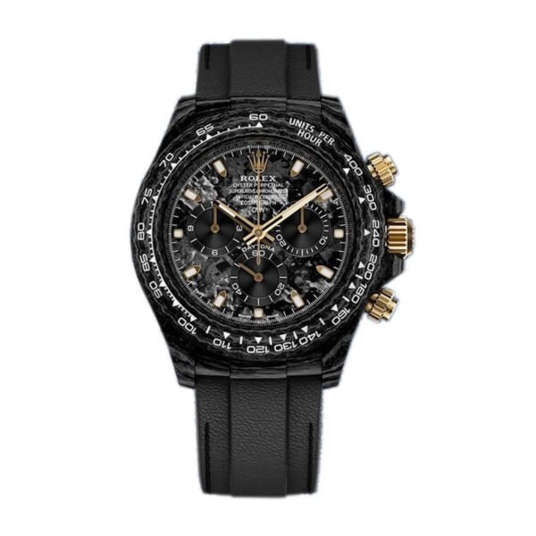 Rolex Daytona DiW NTPT Carbon 46490 “All Carbon Lemon Edition” Replica