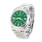 Rolex Oyster Perpetual Green Dial 126000-0005 Replica